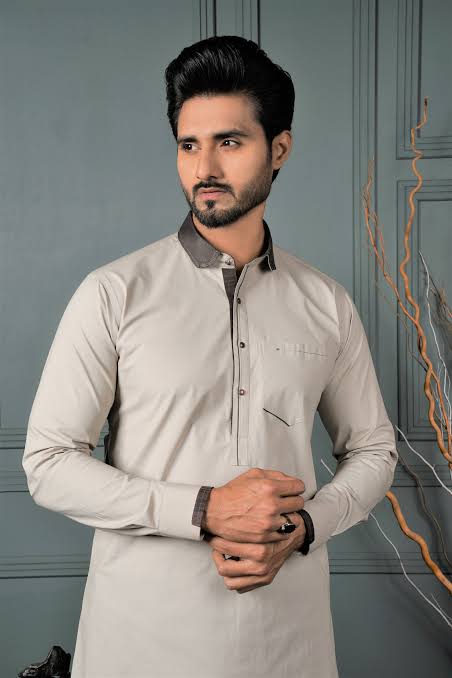 Premium China Boski White Color Unstitched Suit – 5 Meter Fabric